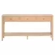 Highland Natural Oak 3 Drawer Console Table