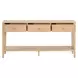 Highland Natural Oak 3 Drawer Console Table