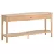 Highland Natural Oak 3 Drawer Console Table