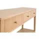 Highland Natural Oak 3 Drawer Console Table