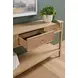Highland Natural Oak 3 Drawer Console Table