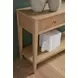 Highland Natural Oak 3 Drawer Console Table