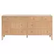 Highland Natural Oak 8 Drawer Double Dresser