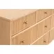 Highland Natural Oak 8 Drawer Double Dresser