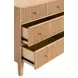 Highland Natural Oak 8 Drawer Double Dresser