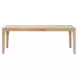 Highland Natural Oak 87" Extendable Rectangular Dining Table