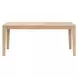 Highland Natural Oak 87" Extendable Rectangular Dining Table