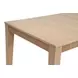 Highland Natural Oak 87" Extendable Rectangular Dining Table