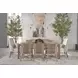 Highland Natural Oak 87" Extendable Rectangular Dining Table