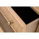 Highland Natural Oak Open Shelf 2 Drawer Nightstand