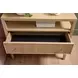 Highland Natural Oak Open Shelf 2 Drawer Nightstand