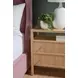 Highland Natural Oak Open Shelf 2 Drawer Nightstand