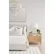 Highland Natural Oak Open Shelf 2 Drawer Nightstand
