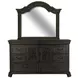 Bellamy Peppercorn 8 Drawer Dresser with Arched Mirror