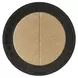 Rylie Black 48" Round Game Top Dining Table with Storage