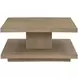 Canyon Sand Square Cocktail Table with Casters
