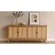 Seymour Natural 4 Door Sideboard