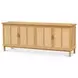 Seymour Natural 4 Door Sideboard