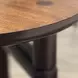 Verge Handcrafted Walnut Round End Table
