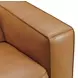 MS Rich Brown Caramel Leather Fresco Power Recliner with Power Headrest