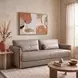 Horizon Miami Truffle Leather 91" Sofa