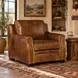 Yates Buckaroo Colt Leather Stationary Chair