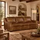 Yates Buckaroo Colt Leather Stationary 93" Sofa