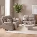 Celeste Sahara Ash Leather Zero Gravity Power Reclining Living Room Set With Power Headrest
