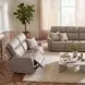 Celeste Sahara Ash Leather Zero Gravity 90" Power Reclining Sofa With Power Headrest