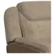 Viper Beige 75" Glider Reclining Loveseat with Console