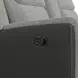 Viper Gray 75" Glider Reclining Loveseat with Console