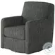 Flash Dance Berber Indigo Swivel Glider