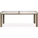 Plum Creek Sierra Brown and White Rectangular Dining Room Set