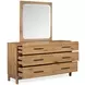 Brookstone Rustic Caramel Panel Bedroom Set