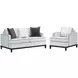 Artisan Upholstery Snow White Everett Living Room Set