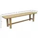 Hudson Light Oak Dining Bench