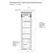 Huntington Antique Vintage Pecan 21" Open Top Bookcase