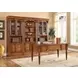 Huntington Antique Vintage Pecan 32" Open Top Bookcase