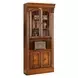 Huntington Antique Vintage Pecan 32" Glass Door Cabinet