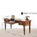 Huntington Antique Vintage Pecan Writing Desk