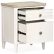 Whisperbay Sea Pearl and Driftwood Rectangular Telephone Table with USB Charging