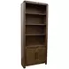 Haven Oak Bourbon 2 Door Bookcase
