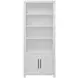 Haven White 2 Door Bookcase