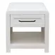 Haven White Square End Table