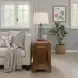 Haven Oak Bourbon Rectangular Chairside Table