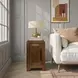 Haven Oak Bourbon Rectangular Chairside Table