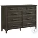 Hawthorne Burnished Clay 9 Drawer Dresser