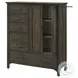 Hawthorne Burnished Clay 6 Drawer Gentlemans Chest