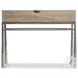 Aventura Marcona 1 Drawer Nightstand with Metal Frame and USB Charging