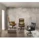 Benton Nature Warm Brown Leather Swivel Tilt Executive Chair